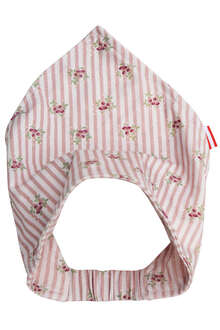 Mdchen Trachten Kopftuch Halstuch mit Bltenprint rosa