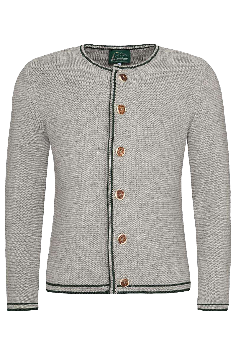 Almsach Strickjacke Herren Moschen-Bayern Trachtenstrickjacke