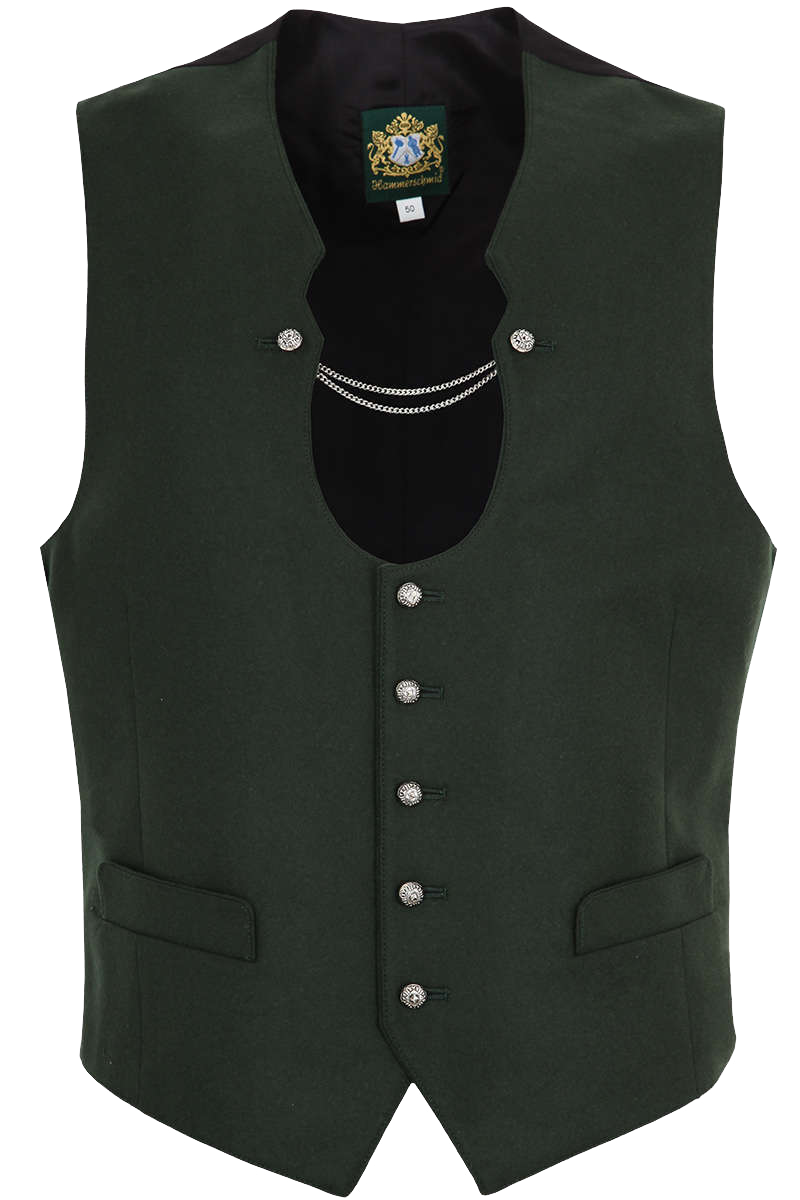 Traditionelle Lodenweste mit Kette