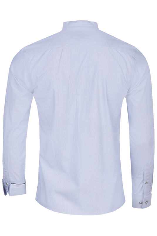 _LIGHT DENIM GESTREIFT