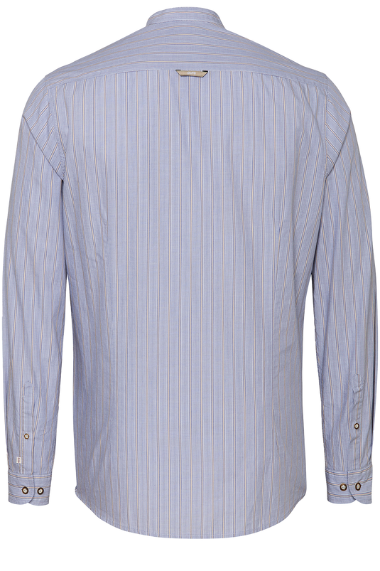 _163-STREIFEN MITTELBLAU