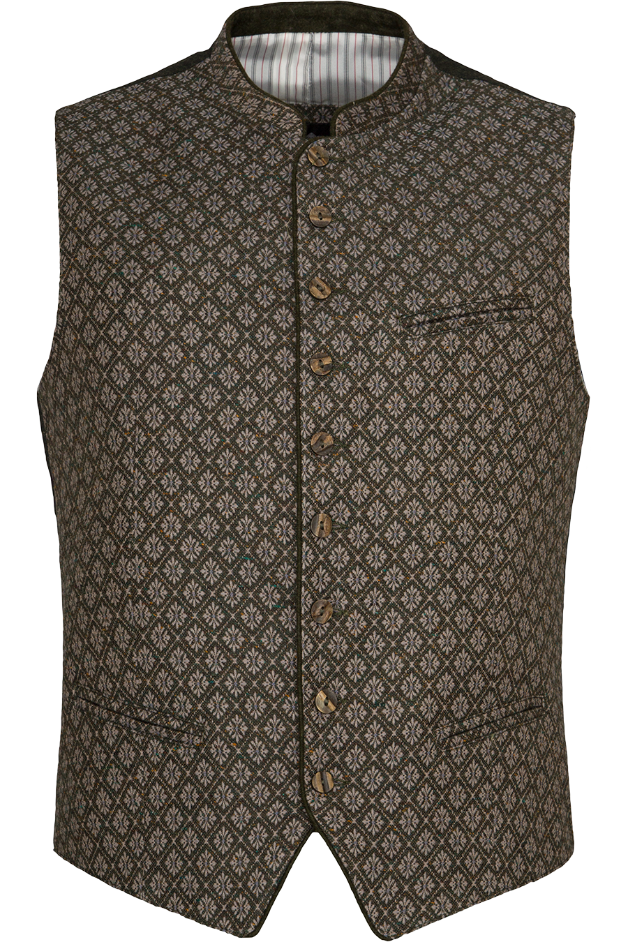 Herren Trachtenweste Slim Fit mit Wollanteil