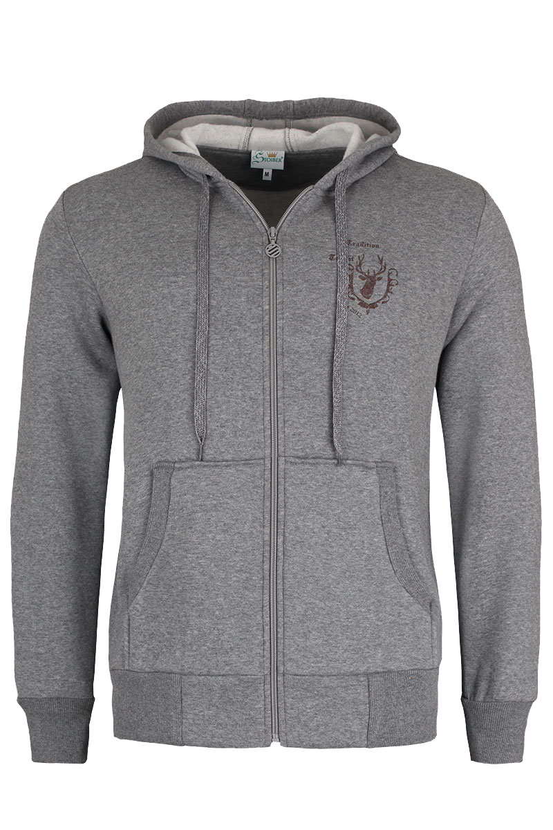 Herren Kapuzen Sweatjacke 'Tradition Tracht' - Main Image