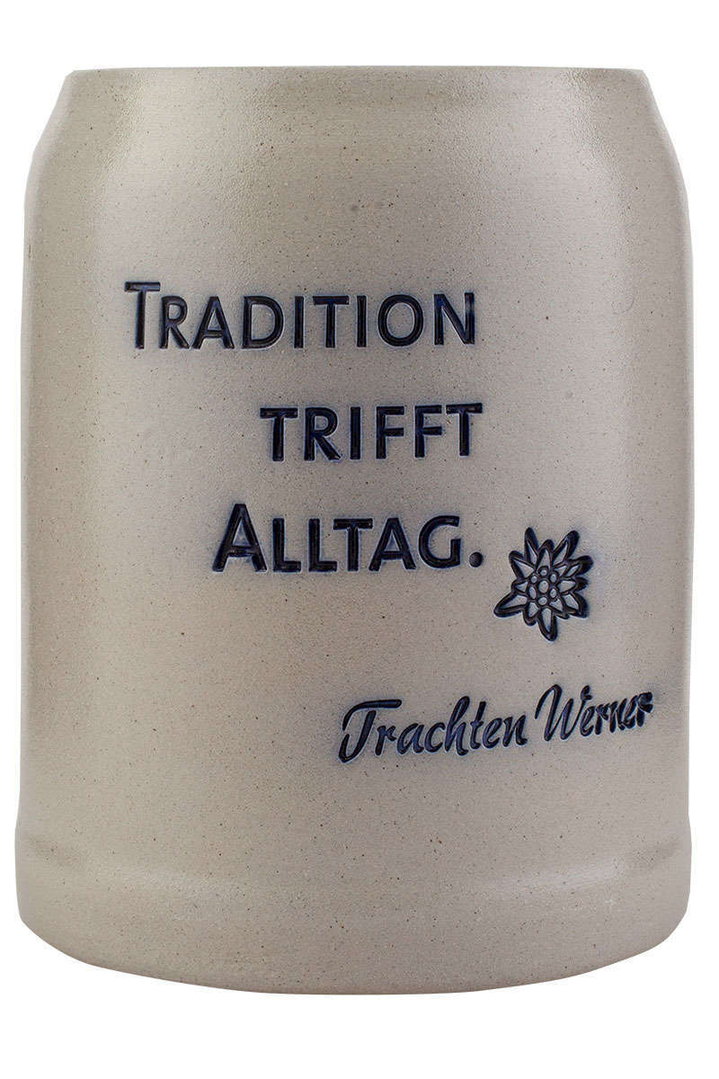 Bierkrug 'Tradition trifft Alltag' 0,5 Liter Bild 2