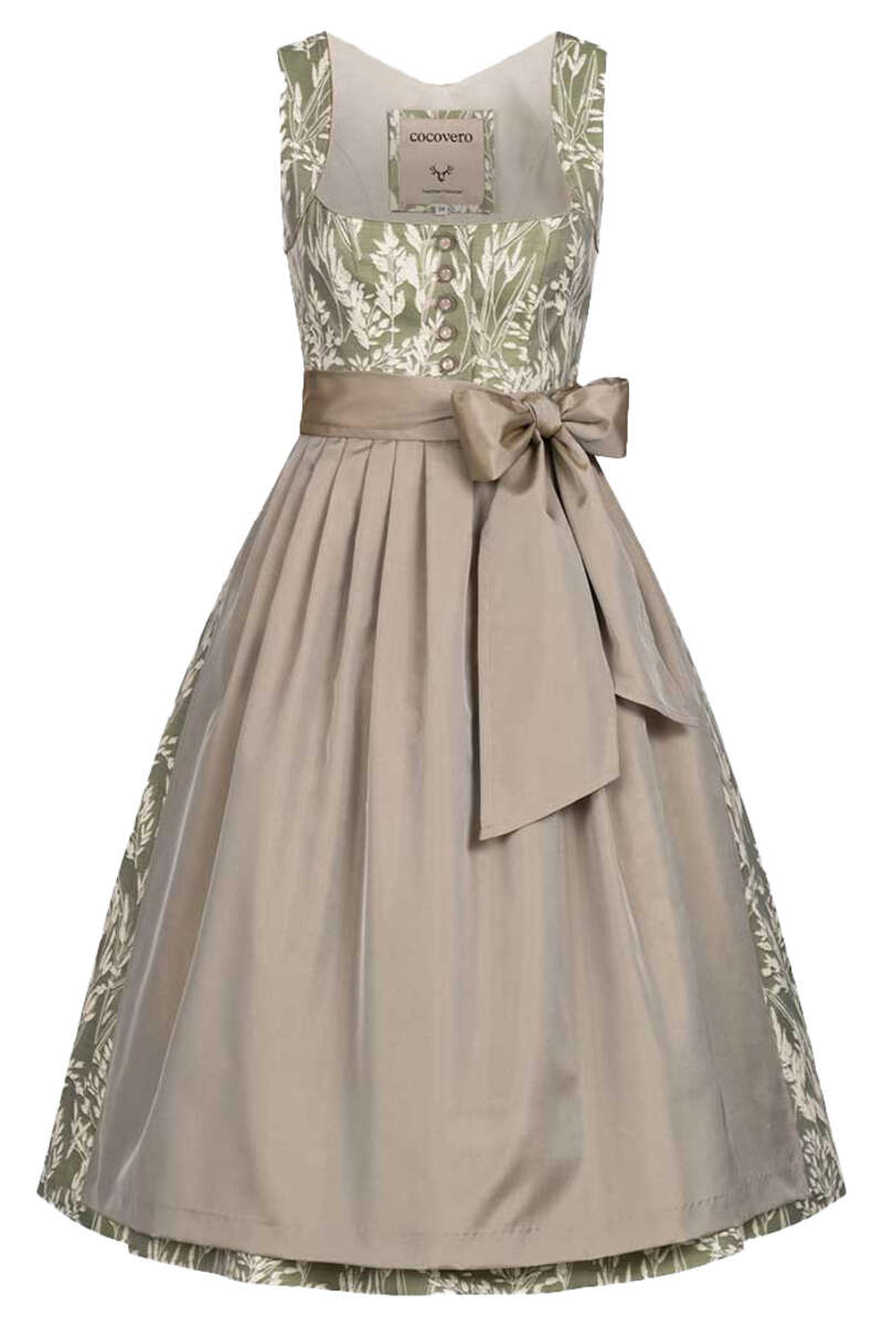 Dirndl mit hrenmuster harvest green