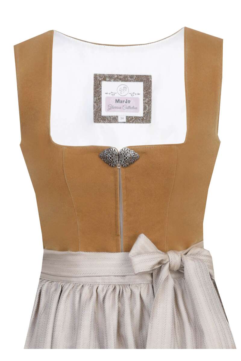 Midi-Dirndl taupe Bild 2