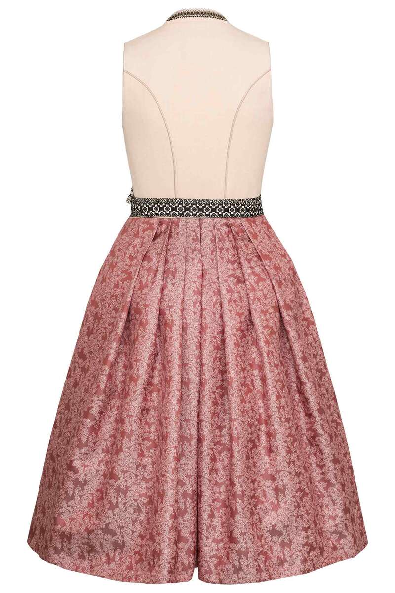 Hochgeschlossenes Dirndl Midi natur Bild 2