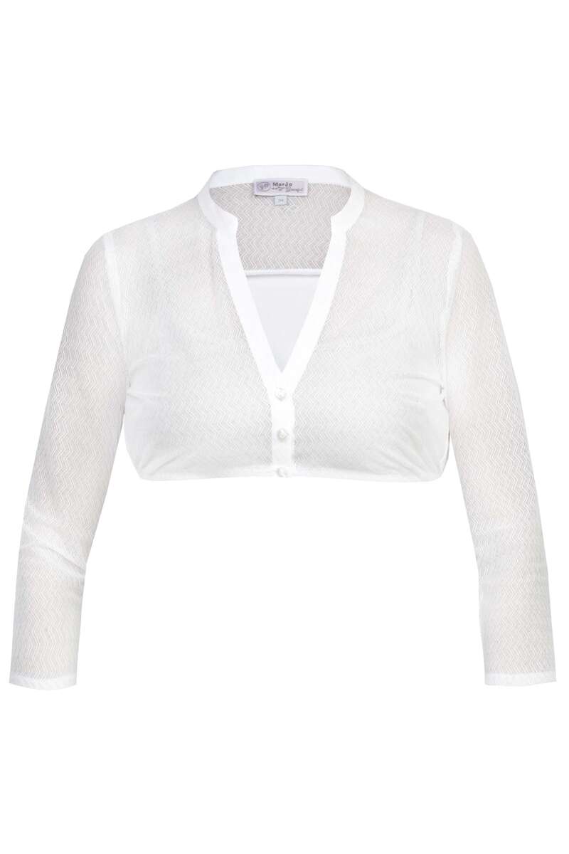 Dirndlbluse mit 3/4-rmeln offwhite