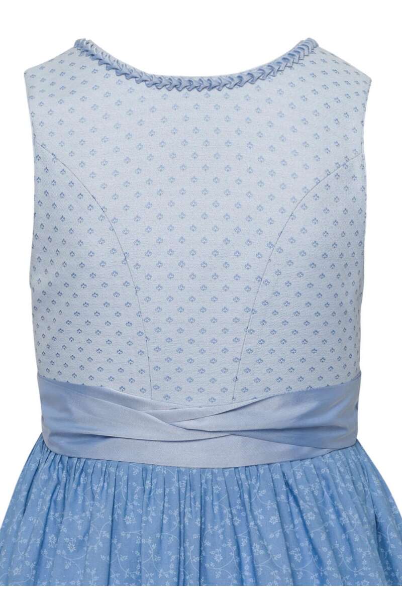 Umstandsdirndl geblmt hellblau Bild 2