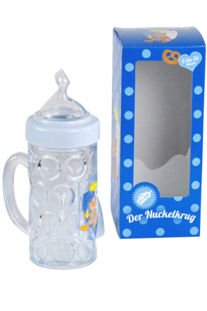 Baby-Nuckelkrug ' O'zapft is ' blau