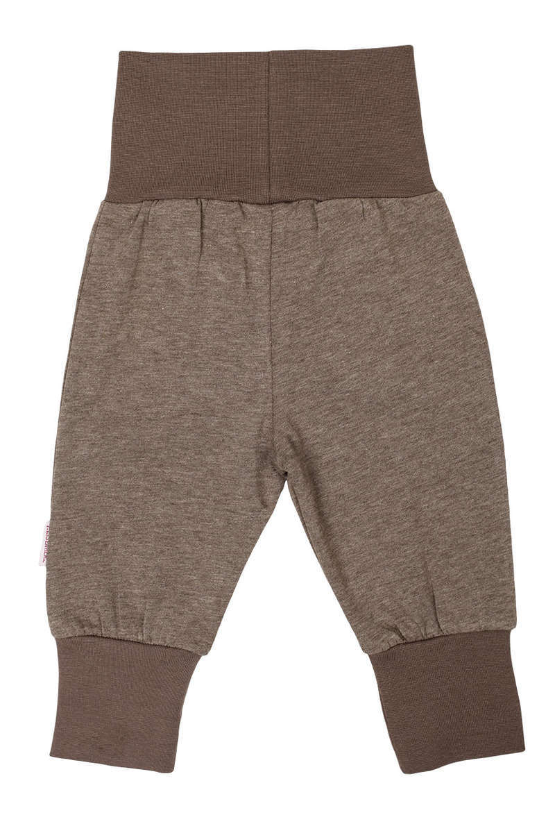 Baby Schlupfhose im Lederhosenstil braun rosa Bild 2