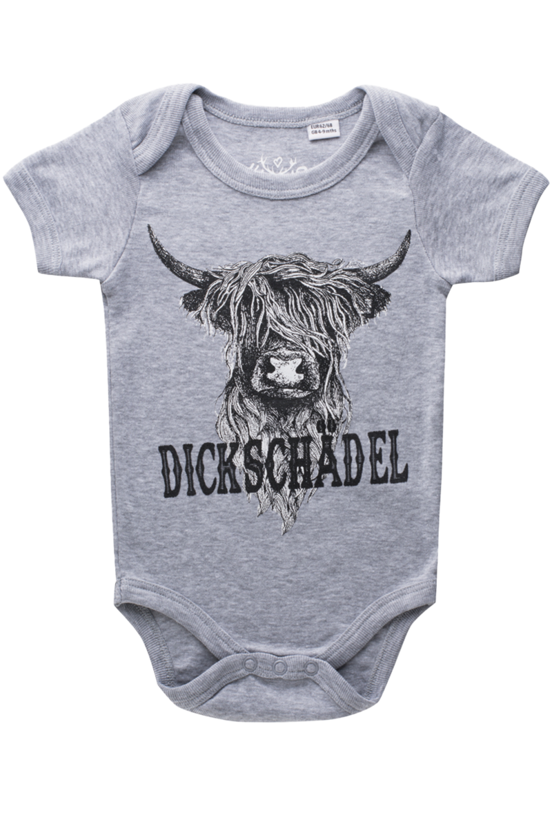 Babybody 'Dickschdel' grau
