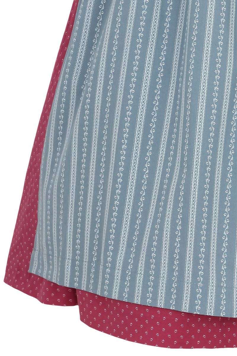 Stretch Dirndl hochgeschlossen Beere Eisblau Bild 2