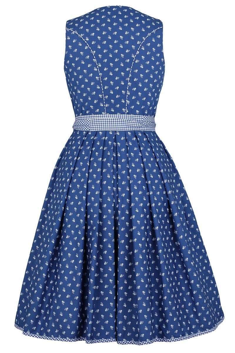 Baumwolldirndl kurz blau Bild 2