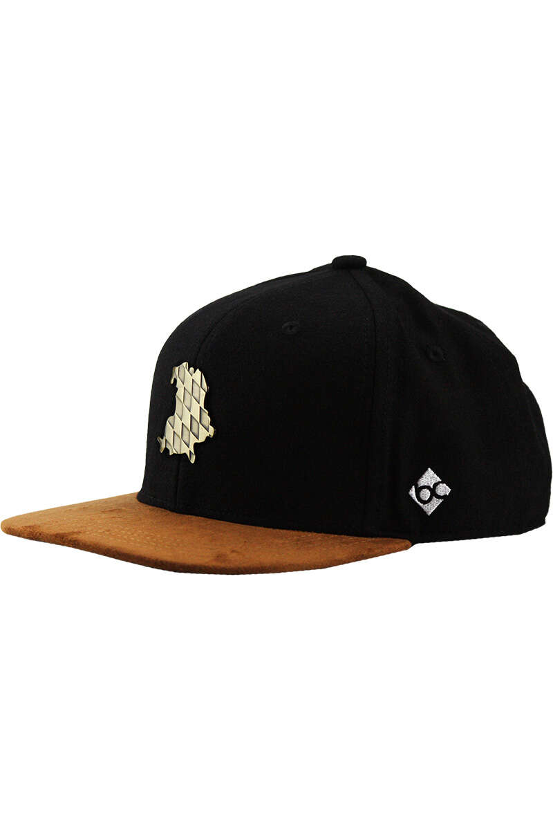 KIDS Snapback Cap 'Freistaat' schwarz