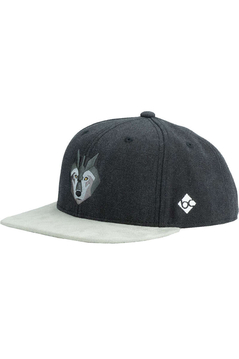 Snapback Cap WALDWOLF schwarz