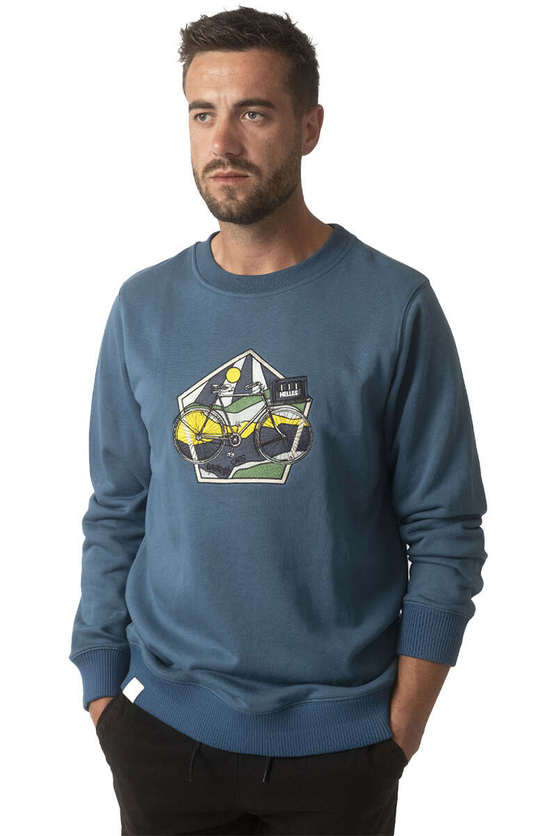 Herren Pullover Sweater 'Expresslieferung' petrol Bild 2