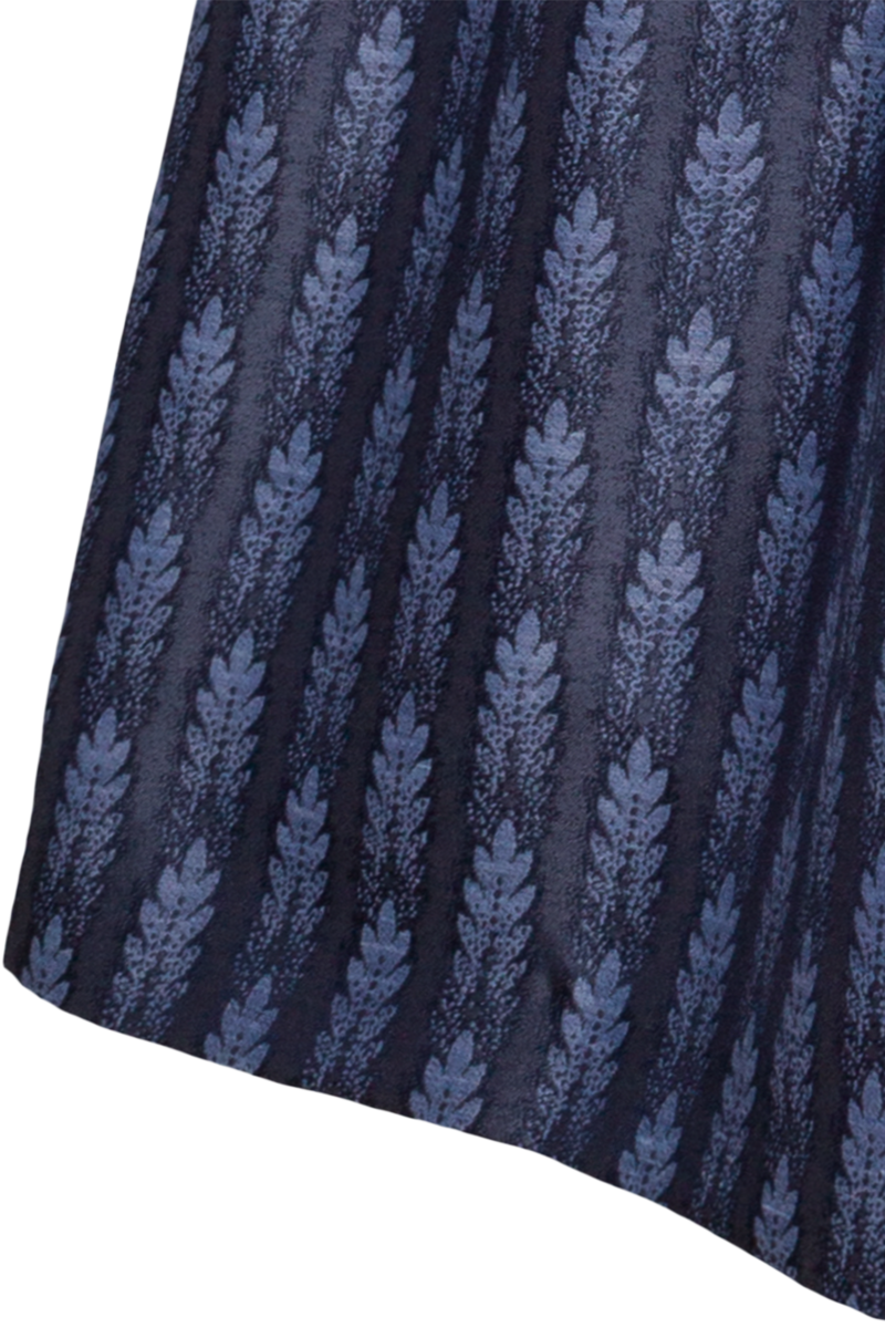 Dirndl lang Cord mit Herzausschnitt marine Bild 2