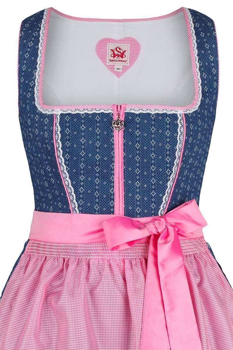 Dirndl Mini jeans pink Bild 2