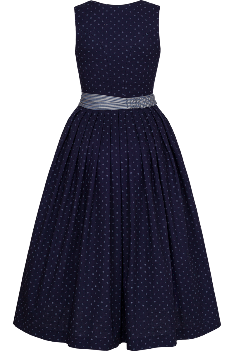 Dirndl lang marine Bild 2