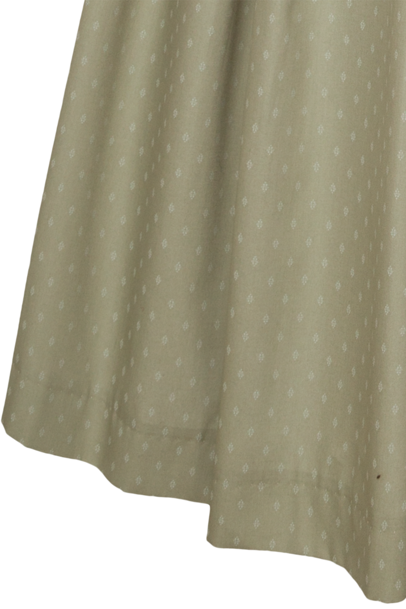 Leinendirndl lang mit floralem Muster grn gemustert Bild 2