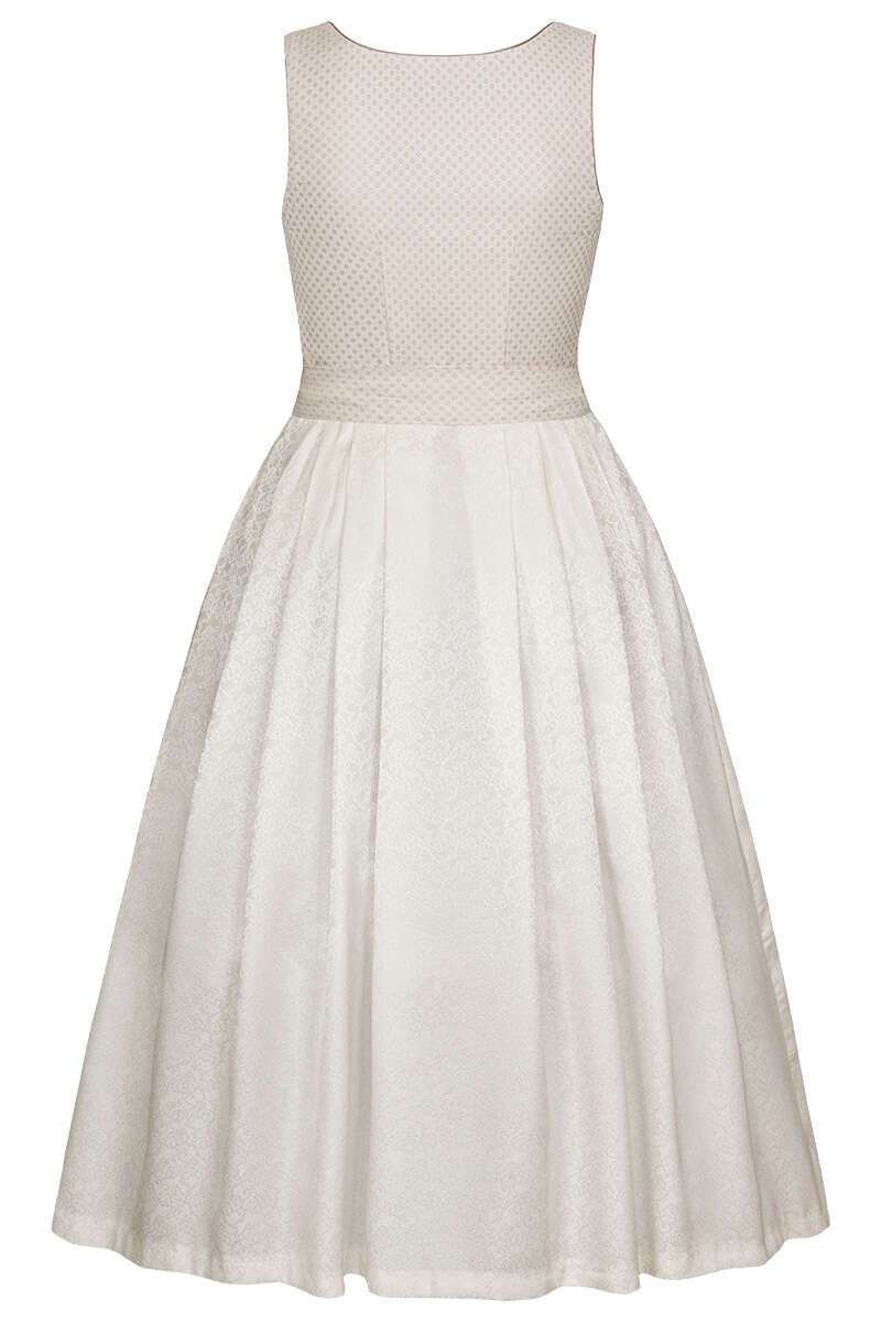 Brautdirndl lang offwhite Bild 2
