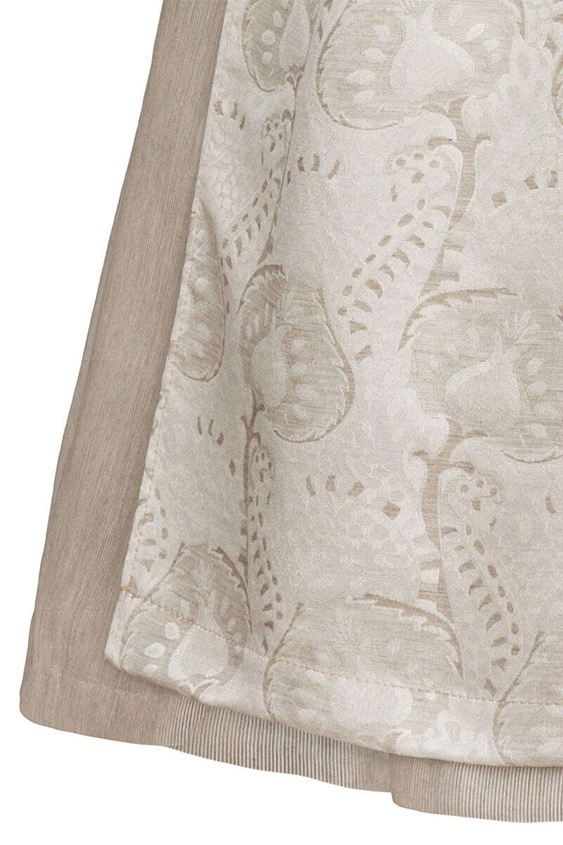Brautdirndl mit Veloursoberteil lang taupe Bild 2