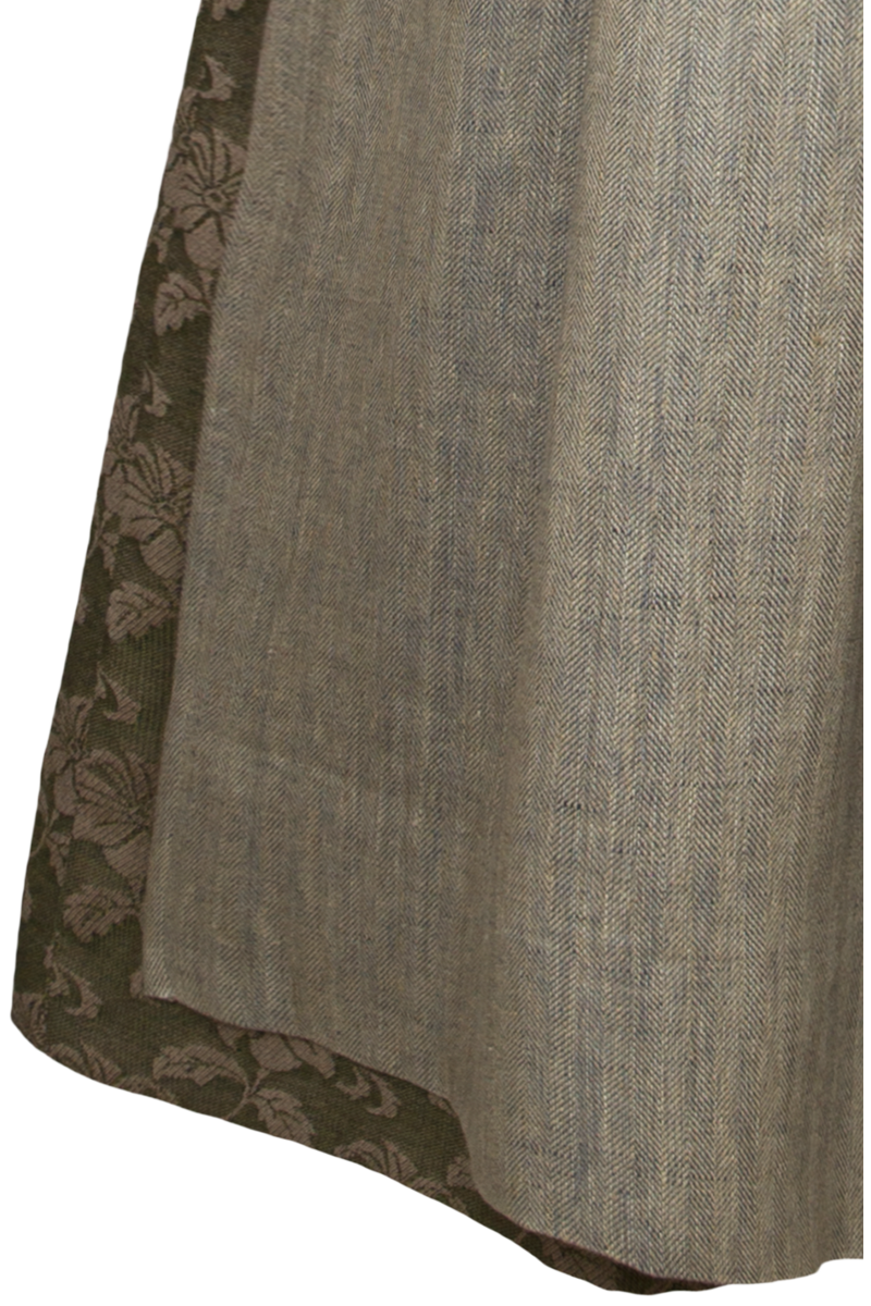 Dirndl lang flaschengrn perlmutt Bild 2
