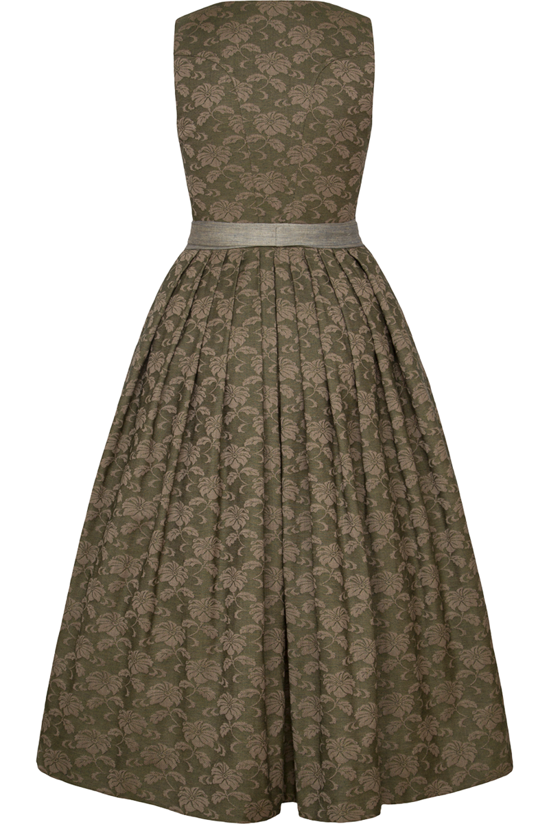 Dirndl lang flaschengrn perlmutt Bild 2