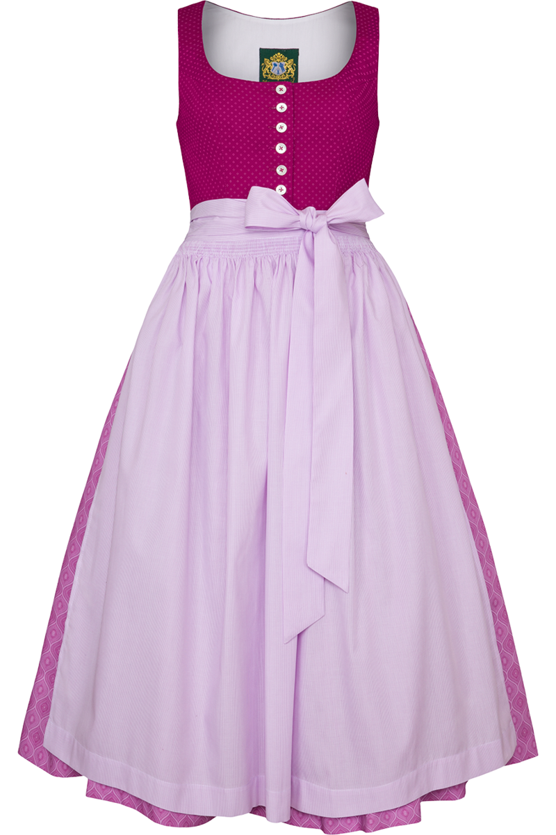 Baumwolldirndl lang beere
