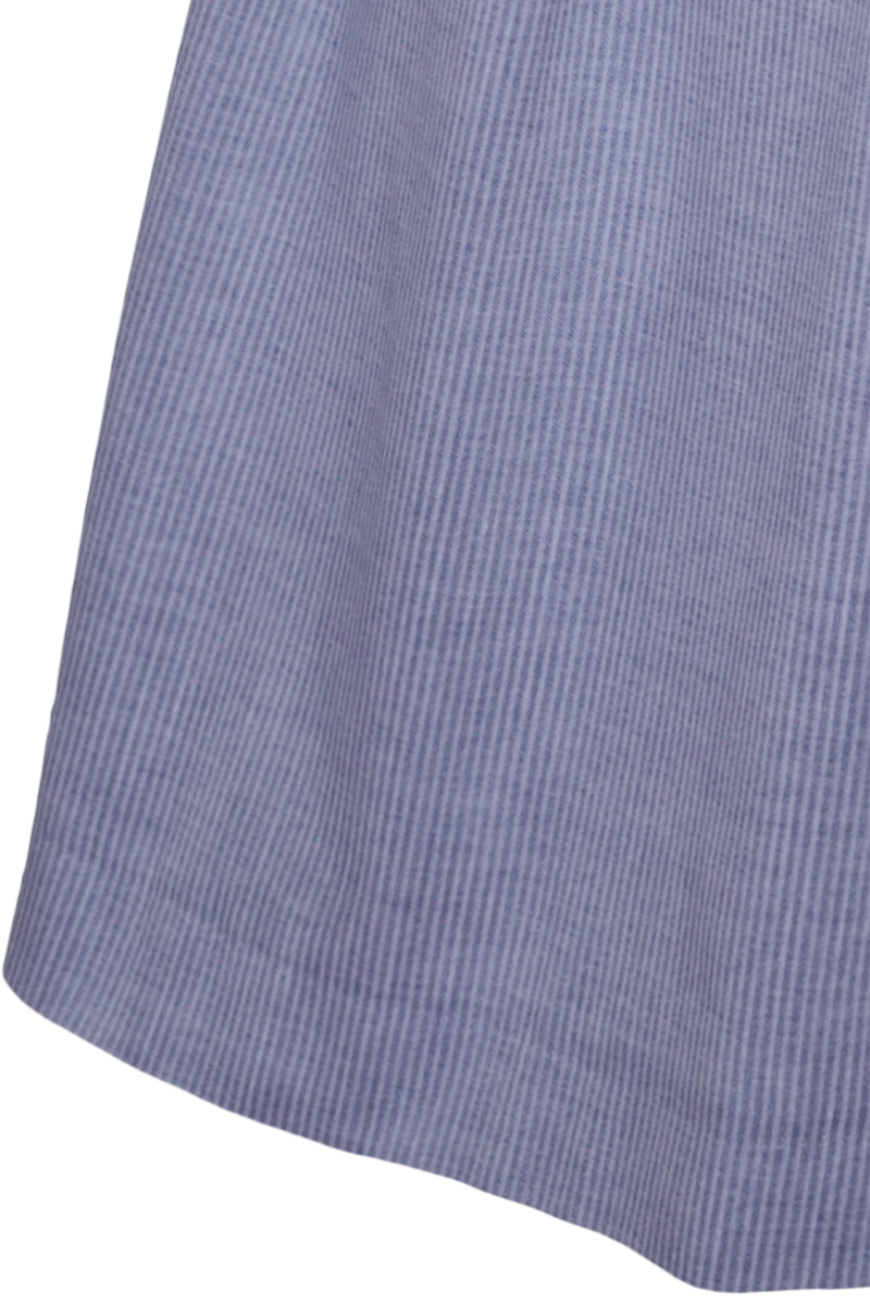Dirndl lang gestreift mit floraler Schrze blau Bild 2