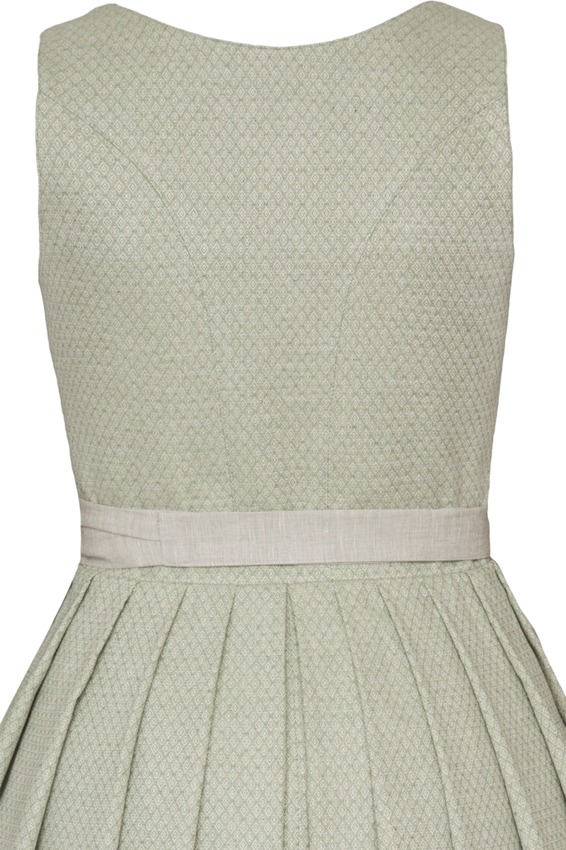Dirndl lang grn gemustert Bild 2