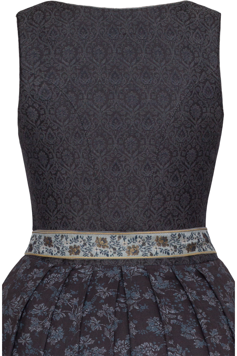 Dirndl lang blau Bild 2