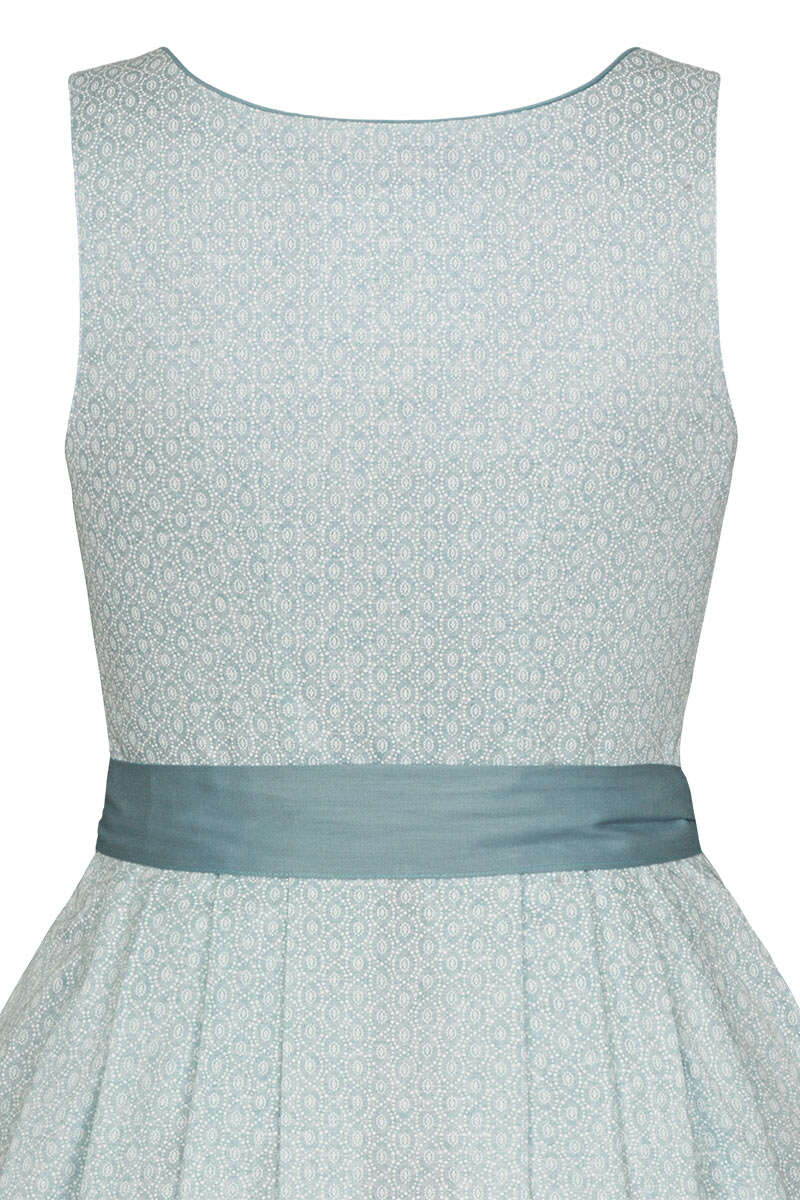 Dirndl lang mit herzfrmigem Ausschnitt mintgrn Bild 2