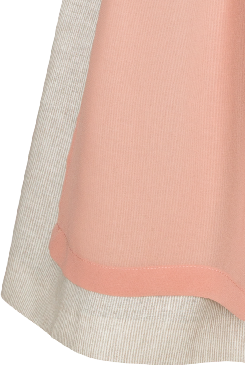 Midi-Dirndl mit Blumenmuster und Metallschliee apricot Bild 2