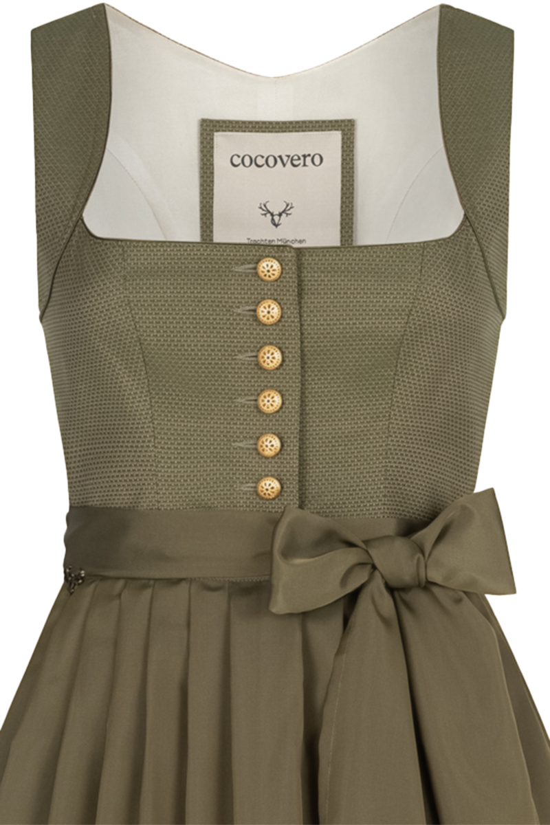 Midi-Dirndl mit Plisseerock dandelion Bild 2