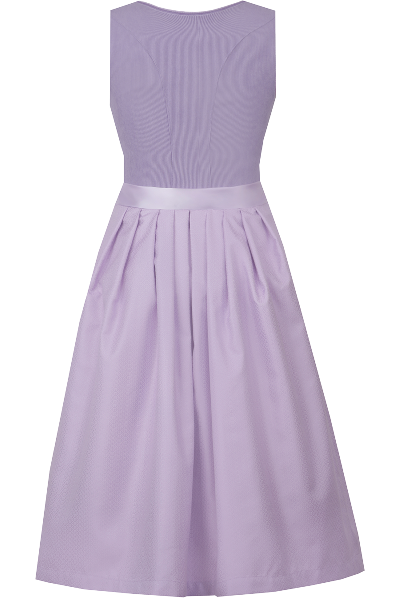 Midi-Dirndl mit Cordoberteil flieder Bild 2