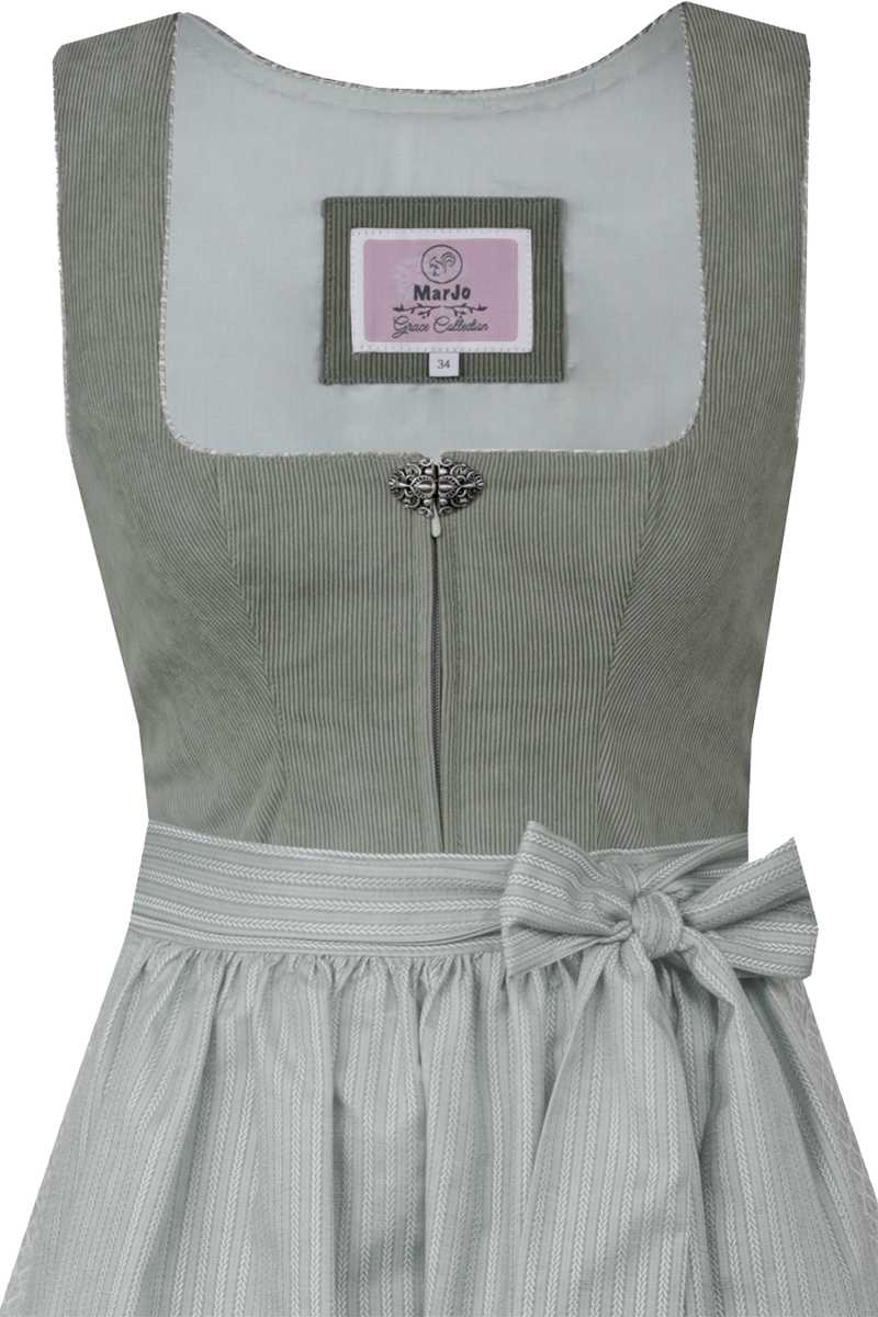 Midi-Dirndl mit Cord pinie Bild 2