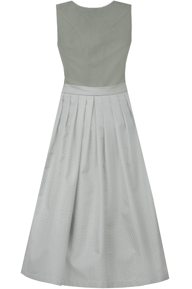 Midi-Dirndl mit Cord pinie Bild 2