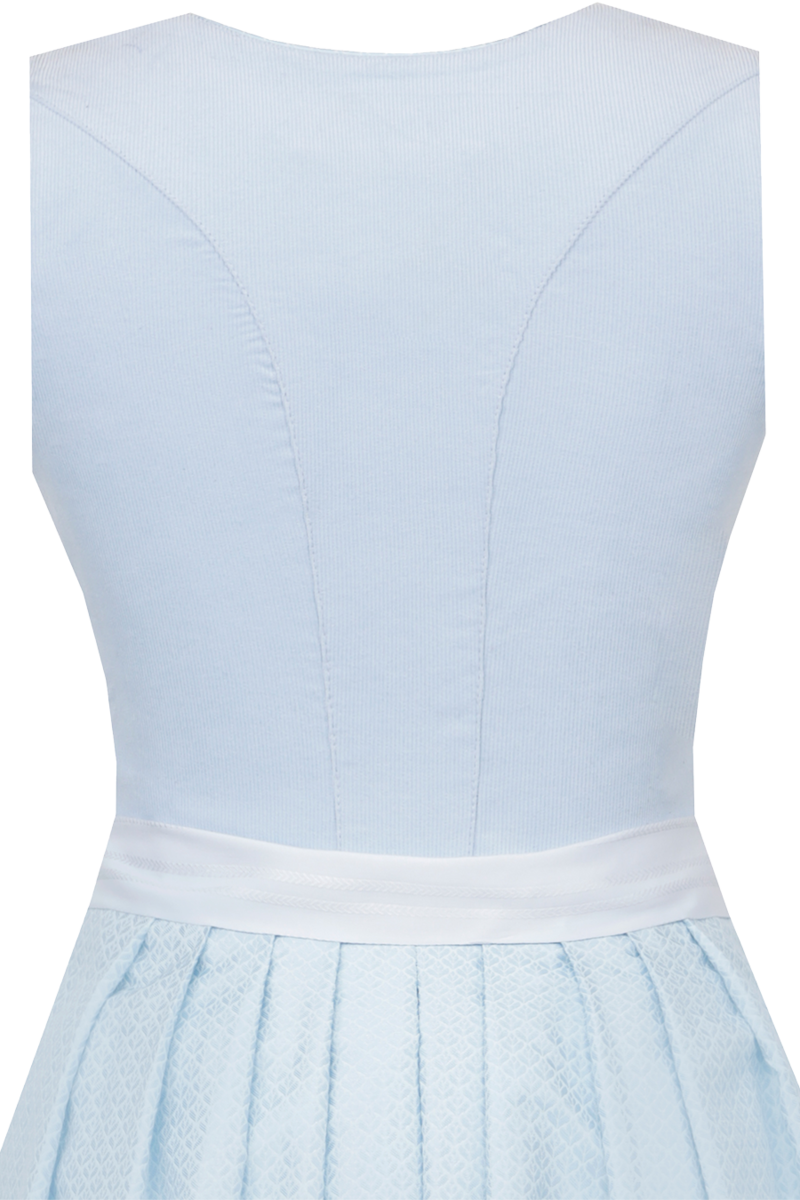 Midi-Dirndl mit Cord babyblau Bild 2