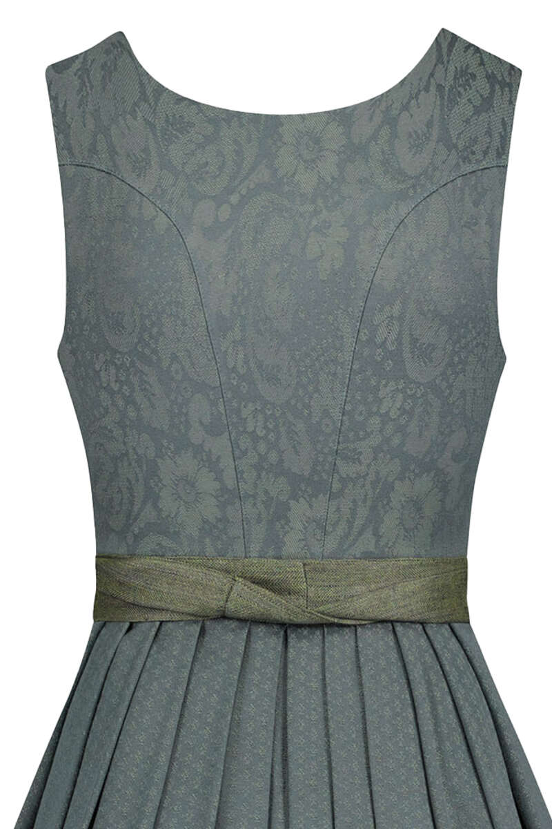 Stretchdirndl Goldfarbene Knpfe agave Bild 2