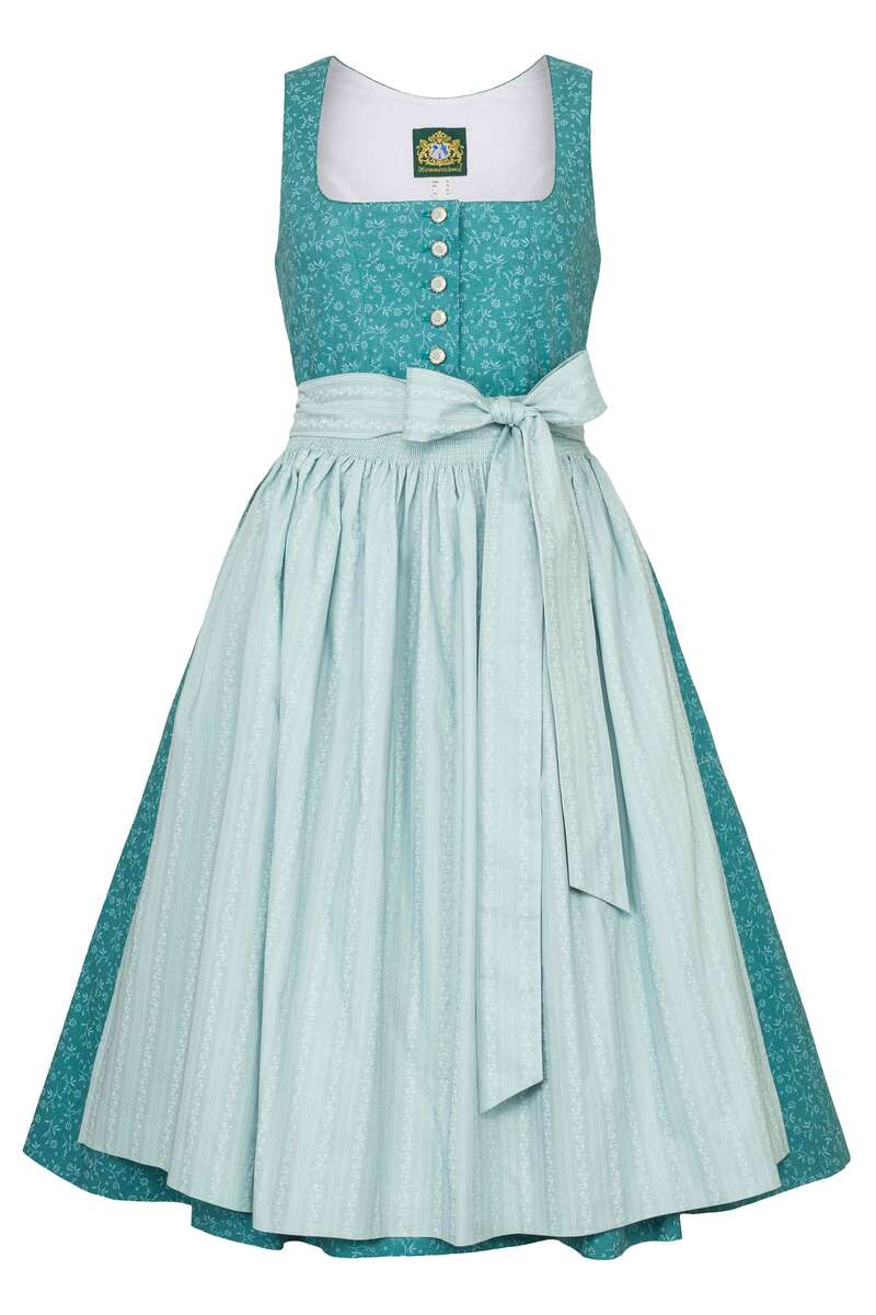 Baumwolldirndl Midi trkis