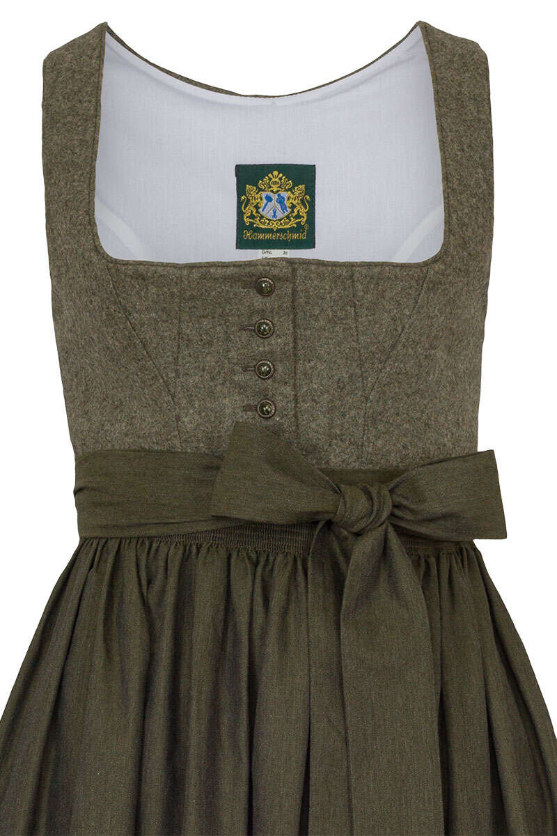 Midi-Lodendirndl hellbraun Bild 2