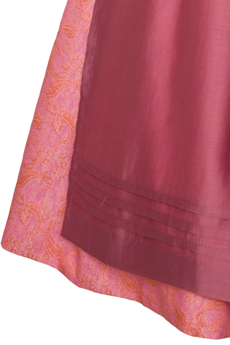 Midi-Dirndl mit Paisleymuster apricot Bild 2