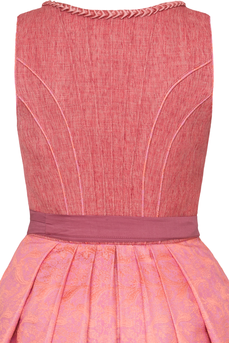 Midi-Dirndl mit Paisleymuster apricot Bild 2