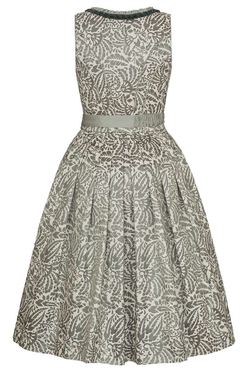Midi-Dirndl Blumenprint oliv Bild 2