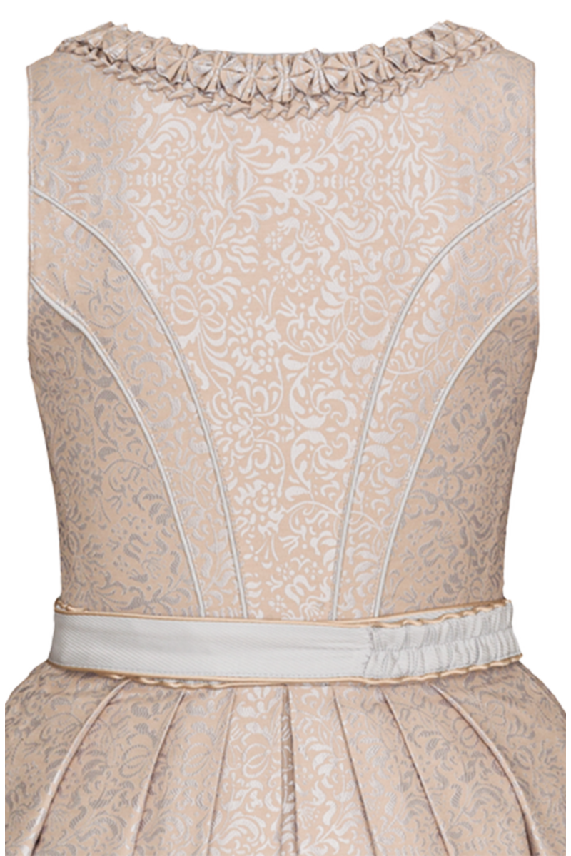 Midi-Dirndl mit Metallschliee grau Bild 2
