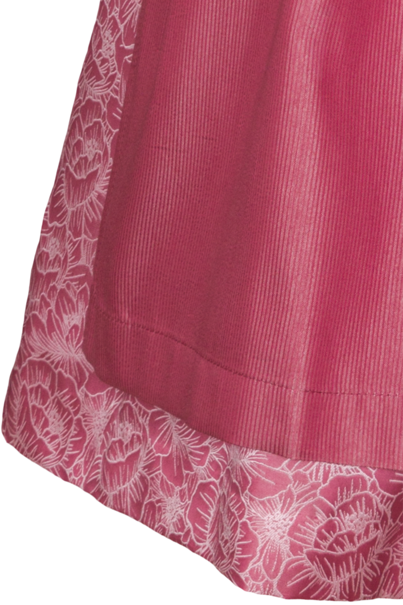 Mini-Dirndl mit Blumenmuster altrosa Bild 2