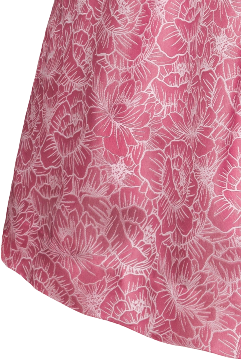 Mini-Dirndl mit Blumenmuster altrosa Bild 2