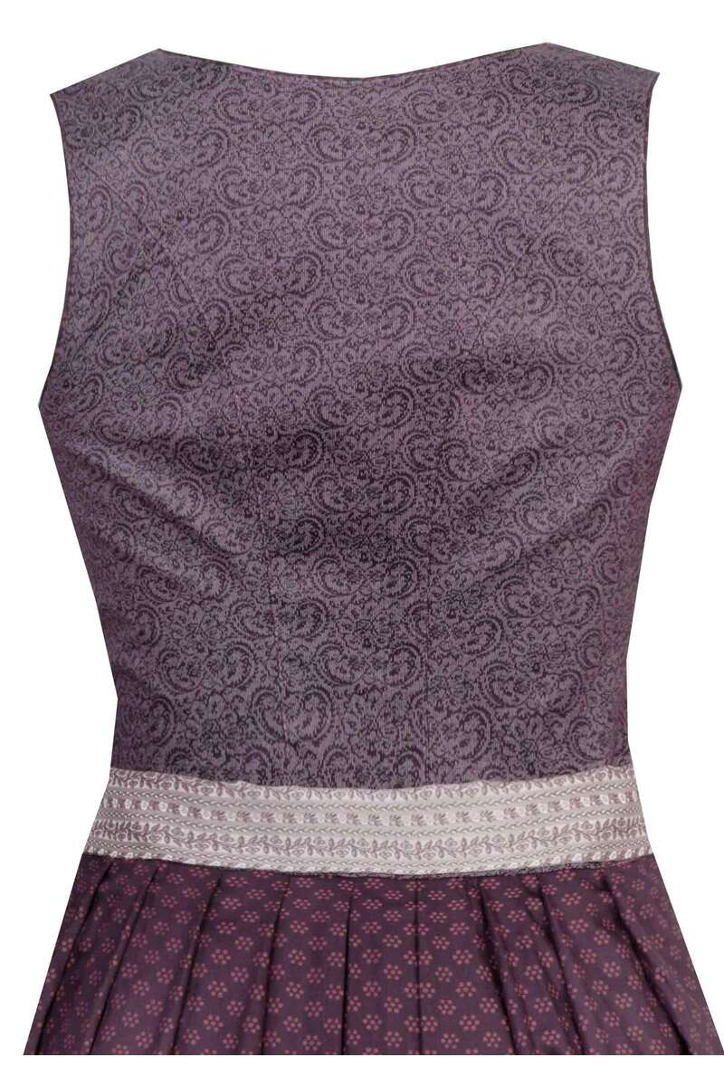 Midi Dirndl aubergine mauve Bild 2